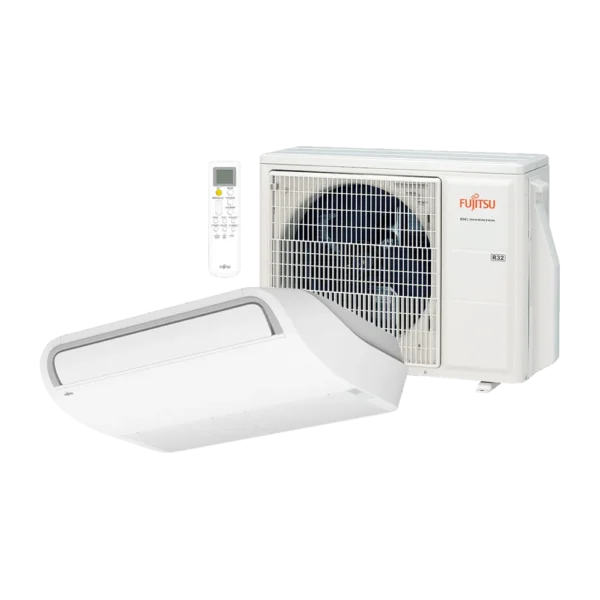 Ar Condicionado Piso Teto Fujitsu Inverter 18000 Btus Quente e Frio 220v R-32